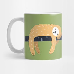 Cute Sleeping Sloth Mug